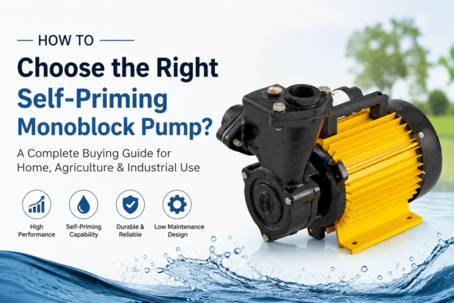 Self Priming Monoblock Pumps
