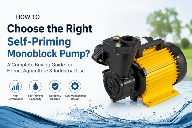 Self Priming Monoblock Pumps