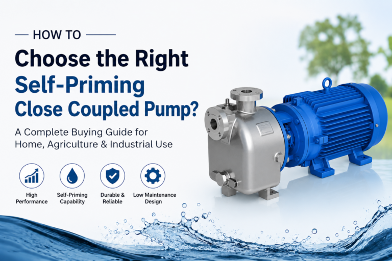 Self-Priming Close Coupled Pumps